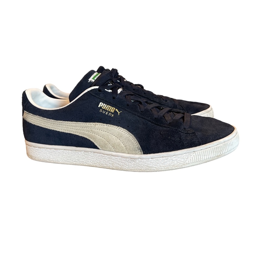 PUMA Men's Classic Suede XXI Navy Blue  Casual Sneakers US 11